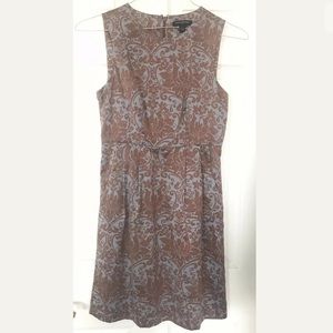 Banana Republic Brown Blue Sleeveless Dress